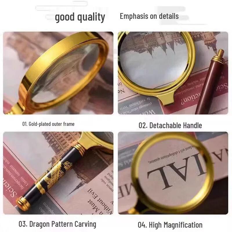 Yueyimi 100x High Definition Magnifying Glass