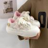 Milk Huhu Japanese Puff Shoes Autumn New Platform Niche Versatile Cute KT Cat Casual Sports Shoes