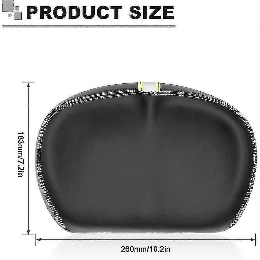 Nasenloser Bequemer Breiter Fahrradsattel mit Memory-Schaum Polster für die Meisten Fahrräder