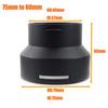 42to60mm 42to75mm 75to60mm Converter 42mm 60mm 75mm Diesel Heater Air Duct Ducting Connector Reducer For Car Truck VAN Camper Fuel System Fittings7