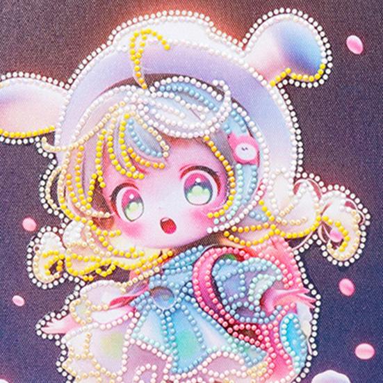 1 Set Diamond Painting Picture Durable Cartoon Design DIY Luminous Diamond Painting Kit