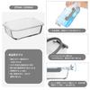 S SALIENT Glasaufbewahrung Glas und Mikrowellen-Set aus grauen hitzebeständigen Behältern, Tupperware, Luftdicht, Hitzebeständig, Vorbereitungbehälter, Backofen,