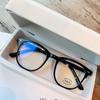 Fashion Anti-Radiation Eyeglasses Transparent Retro Unisex Computer Glasses Anti-Blue Lens Eyewear