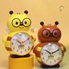 Cartoon Alarm Clock Student Uses Cute Multifunctional Silent Bedside Luminous Lazy Person Can Talk Yellow Bee Children's Alarm Clock