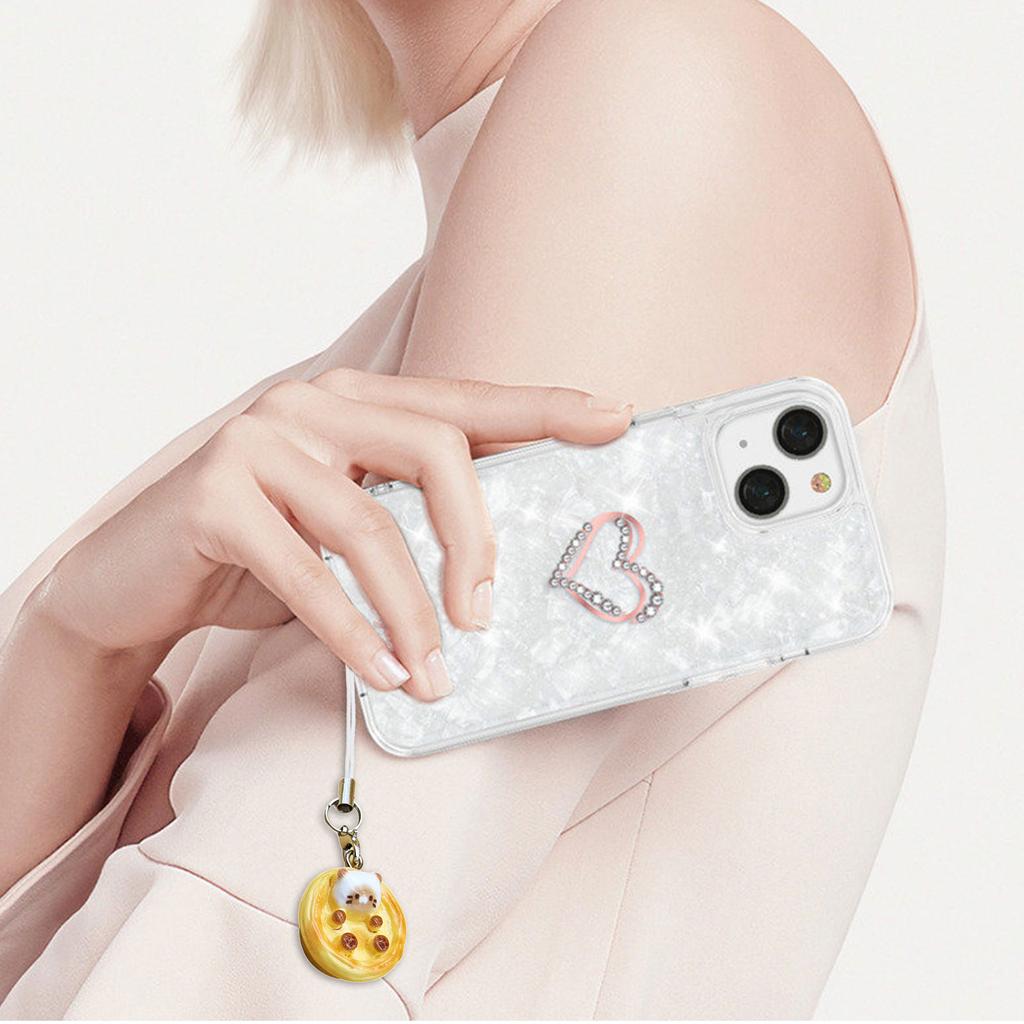 Multipurpose Lovely Cats Bread Keychains Charm Lovely Lanyard Pendant Decoration for Bags and Phones Stylish Outfits