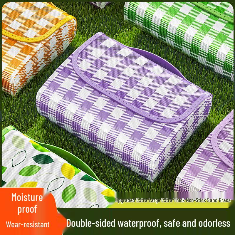 Waterproof Portable Picnic Mat - Outdoor Parent-Child Moisture-Proof Folding Camping Mat
