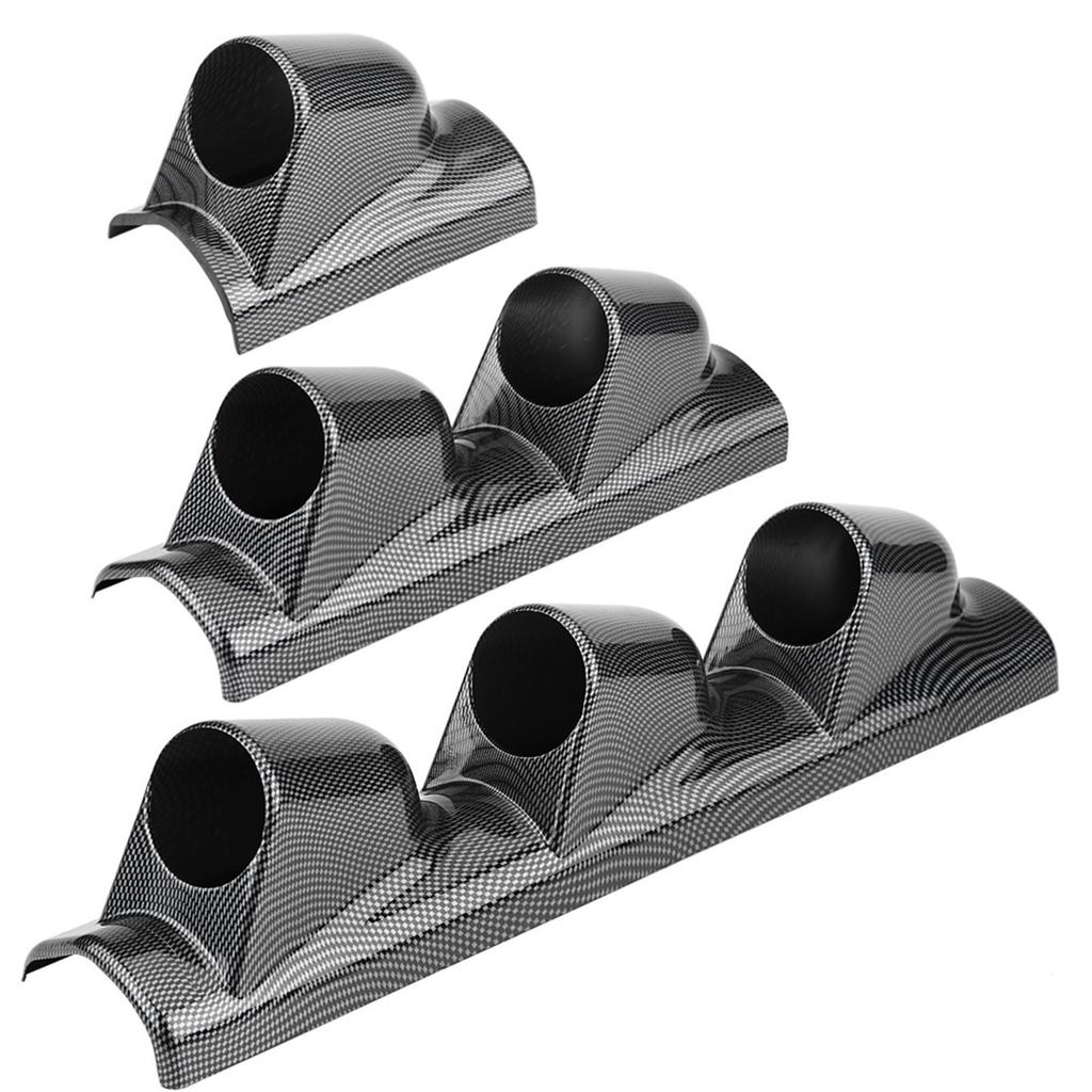 Dual Holes Gauge Holder Gauge Bracket Universal Heavy Duty Racing Sport Meter Gauge Pillar Mount Pod Holder Bracket Gauge Holder