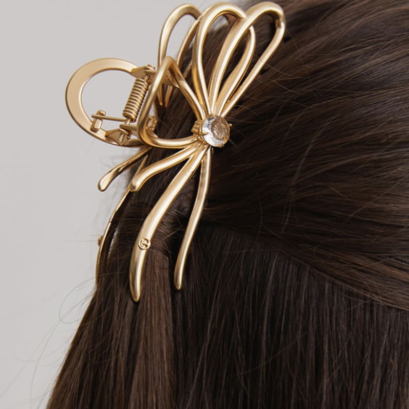 TATIANA Crystal Ballerina Ribbon Hair Claw Clip HB2265