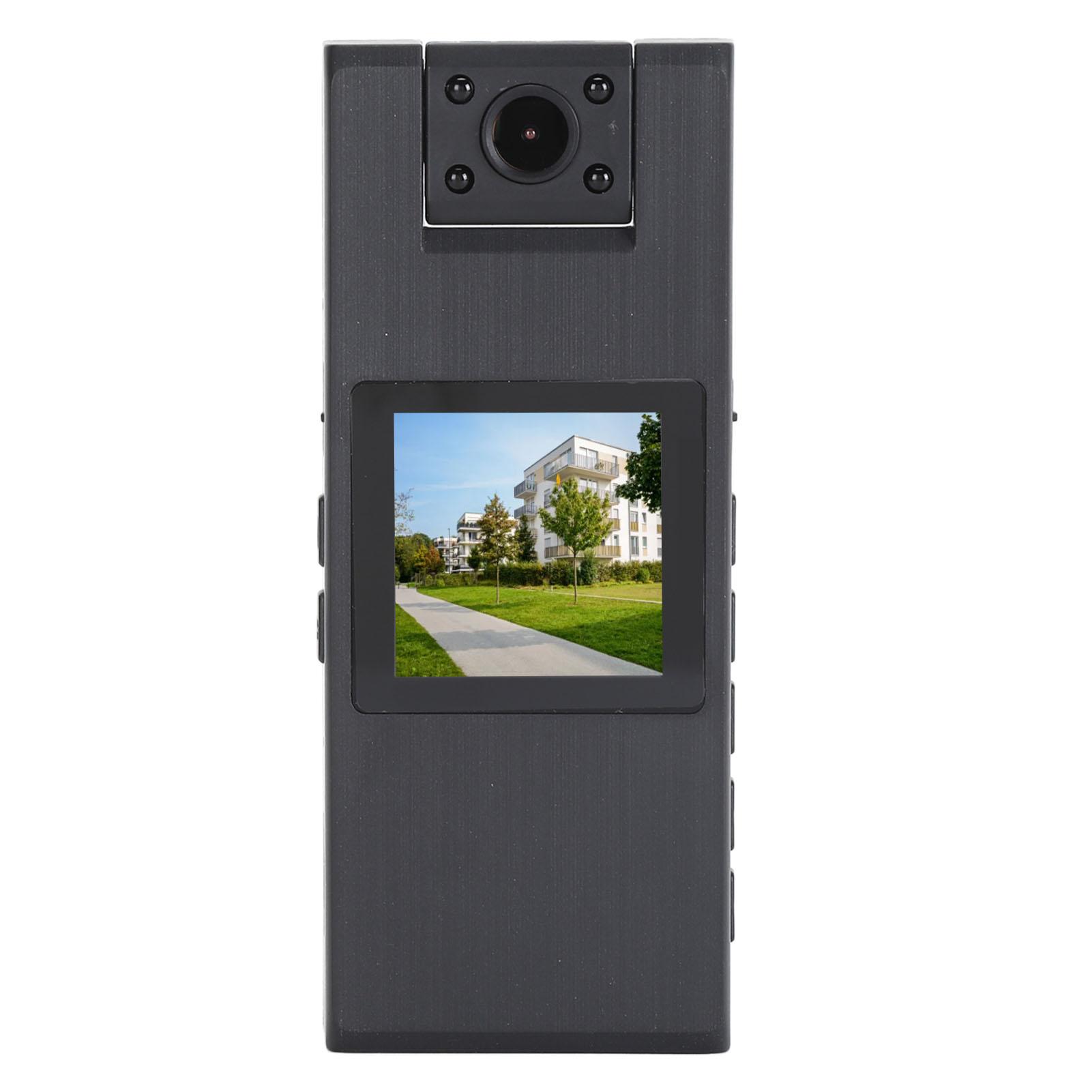 

Wearable Camera 1080P Night Vision 180 Degree Rotatable Lens 1.5in LCD Display Body Worn Video