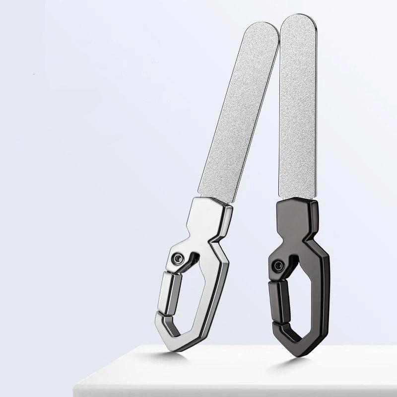 Heavy Duty Double Sided Nail File Coarse Fine Grinding Surfaces Stainless Steel Manicure Pedicure Tool For Thick Hard Nail