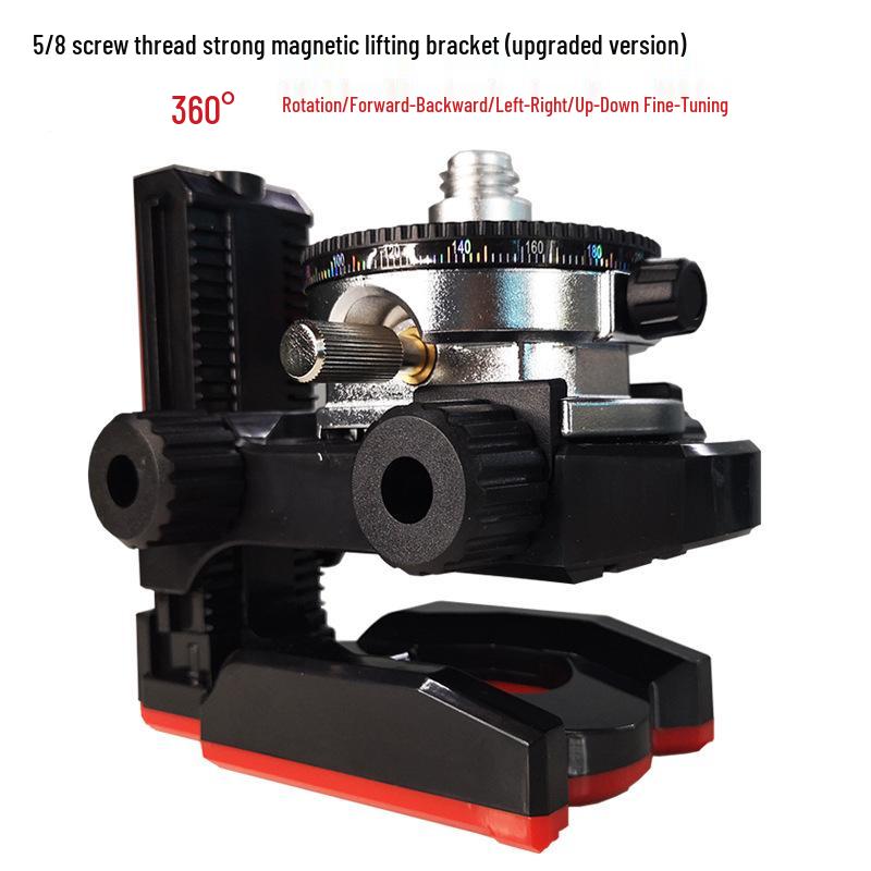 L-Shaped Magnetic Wall Mount with 5/8" Interface & Strong Magnet Adsorption