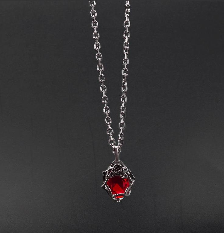 

Винтажное колье-подвеска с розой бренда Mihmily, уникальное и модное.