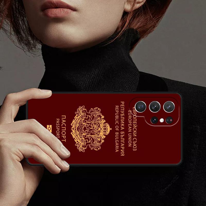 Bulgaria Flag Passport Map Phone Case Cover For Samsung GalaxyS25 S24 Ultra S23 S22 Plus S21 FE S20 Note 10 20 Pro Lite