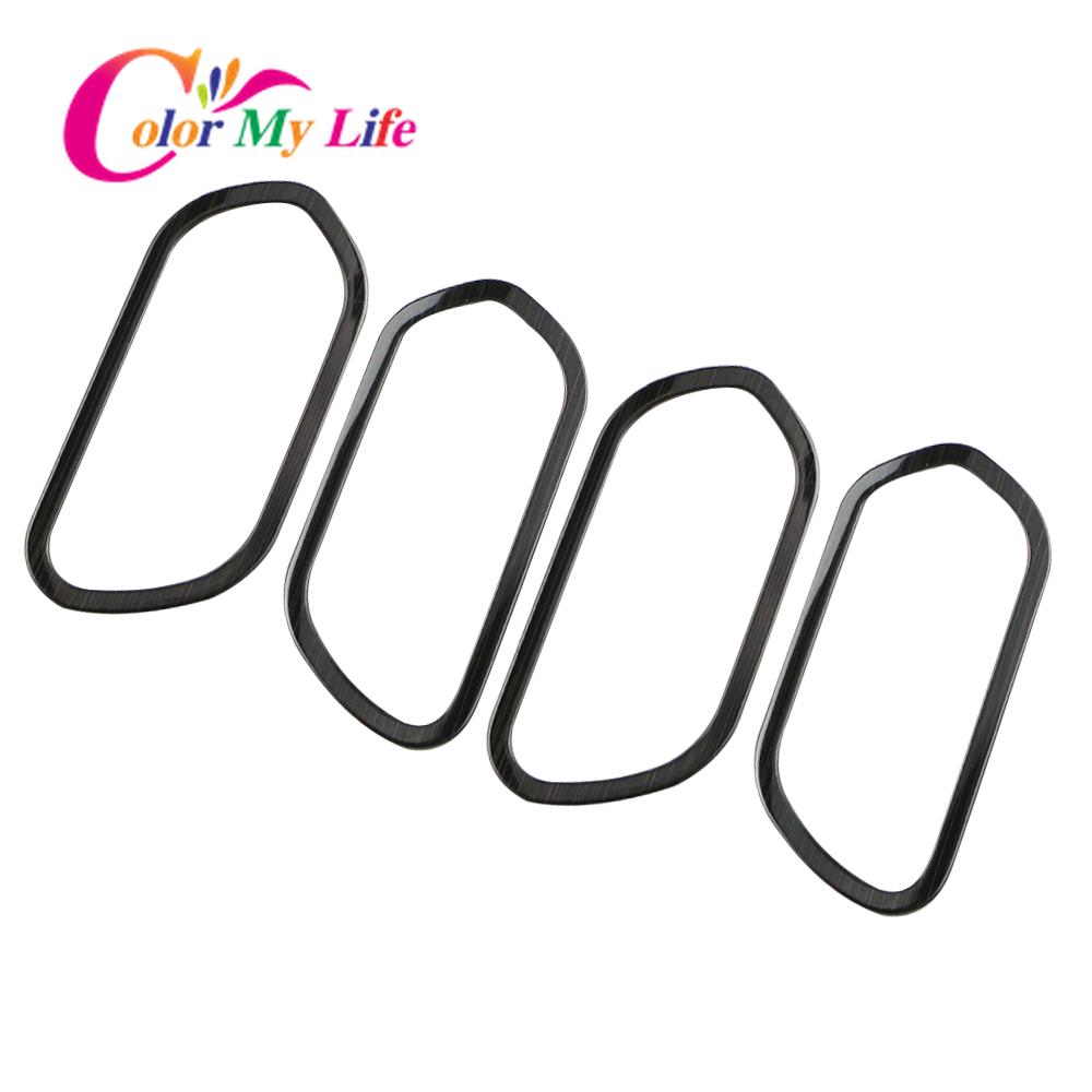 Color My Life 4 buc/set maner interior portiere cuvei garnitură cerc pentru Nissan Kicks 2017 - 2022 ușă din oțel inoxidabil