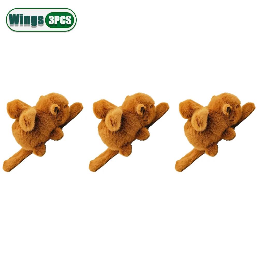 1-10 STÜCKE Rytanda Capybara Klatschkreis Spielzeug Capybara Plüsch Handring Spaß Pop Kreise Kinder Geschenk Klatsch Schnapp Wickel Armband