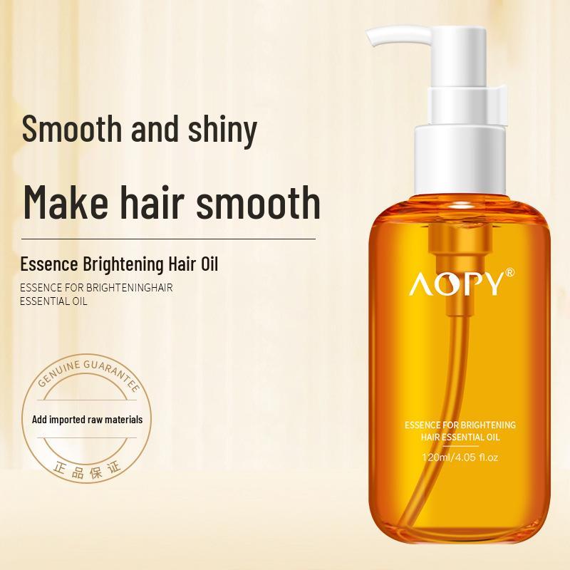 AOPY Essence 120ml Hair Oil: Shine, Smooth, Anti-Frizz, Moisturizing & Repair for Damaged Hair