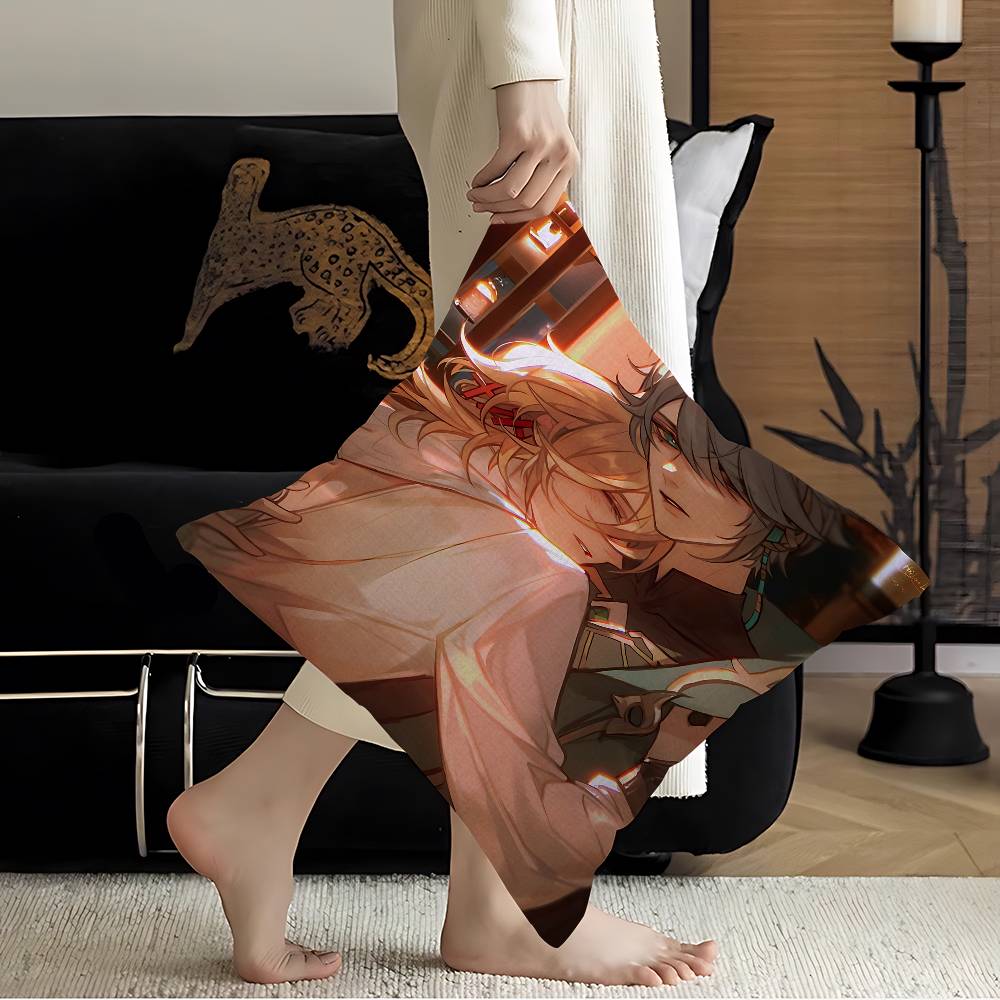 Genshin Impact Kaveh Alhaitham Lucky Dragon Pillow Cover Sofa Cushion Cover Home Room Decoration Children Gift