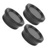 Hard Plastic Black Lightweight Dustproof Scratch Resistant Camera Body Lens Cover Kit for Nikon F Mount Cameras
