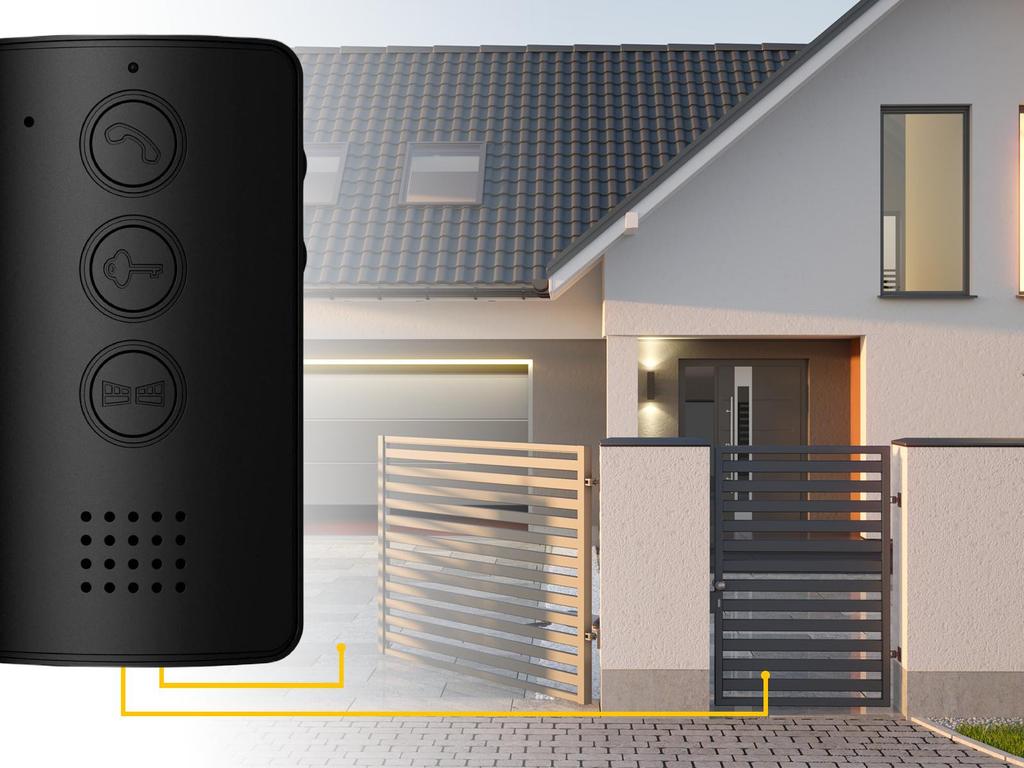 EURA ADP-09A3 Black, Hands-free Intercom