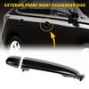 Front Exterior Outside Black Door Handle Right Side For 2007-2011 Toyota Camry