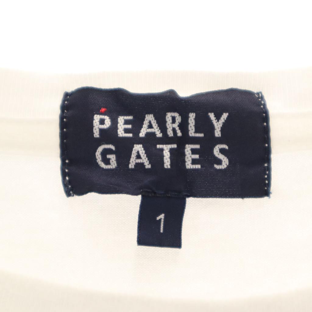 PEARLY GATES made in Japan golf Short sleeve T-shirt 1 White Women Used