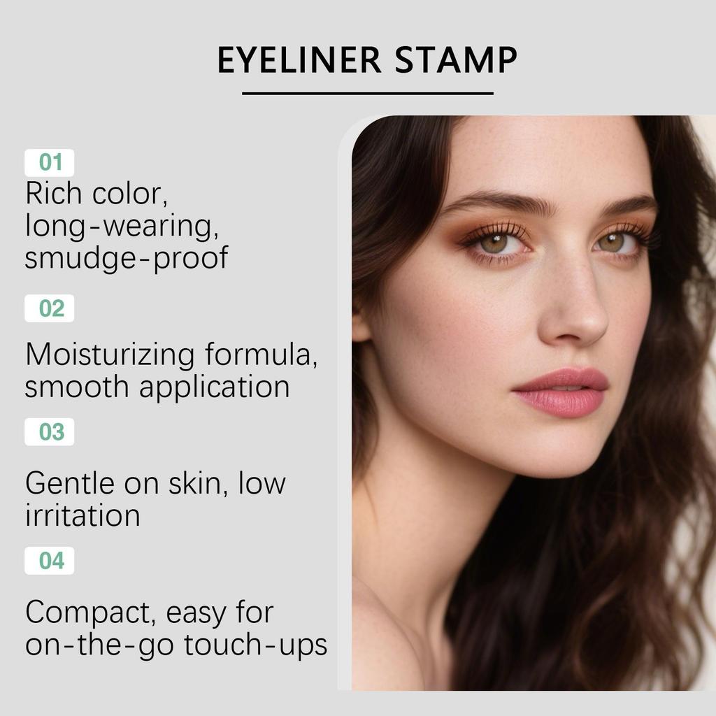 Lumavire Quick-Drying Brown Eyeliner Stamp Pen: Lazy-Person's High-Pigment Natural Soft-Focus Solution.
