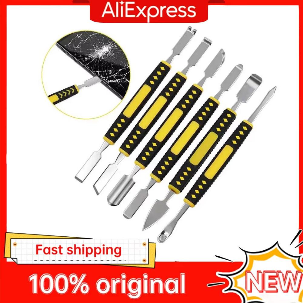 Bară de pârghie cu gheară călită cu cap dublu 6-în-1 dezmembrare baterie ecran ramă bară de pârghie plată unealtă de reparație turnare prin injecție