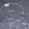 Alexandrite Quartz Gemstone Handmade 925 Sterling Silver Jewelry Set M8A99