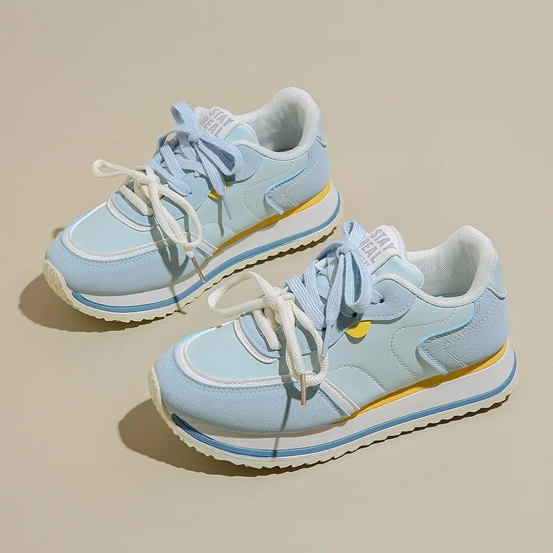 

Модная женская спортивная обувь, повседневные кроссовки, дышащая обувь, баскетбольные кроссовки для ходьбы, обувь на толстой подошве, увеличивающая рост 40