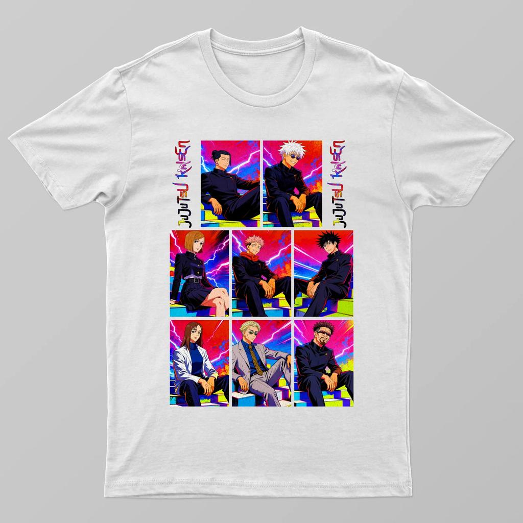 Anime Jujutsu Kaisen Satoru Gojo Suguru Geto Graphic T-Shirt Cotton Shirt Unisex Y2k Men's Clothing T Shirt