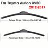 For Toyota Aurion XV40/XV50 2006-2017 Car Wiper Blade Front Wipers Fit U Hook Arm Windscreen Auto KAWOO Wiper Blades