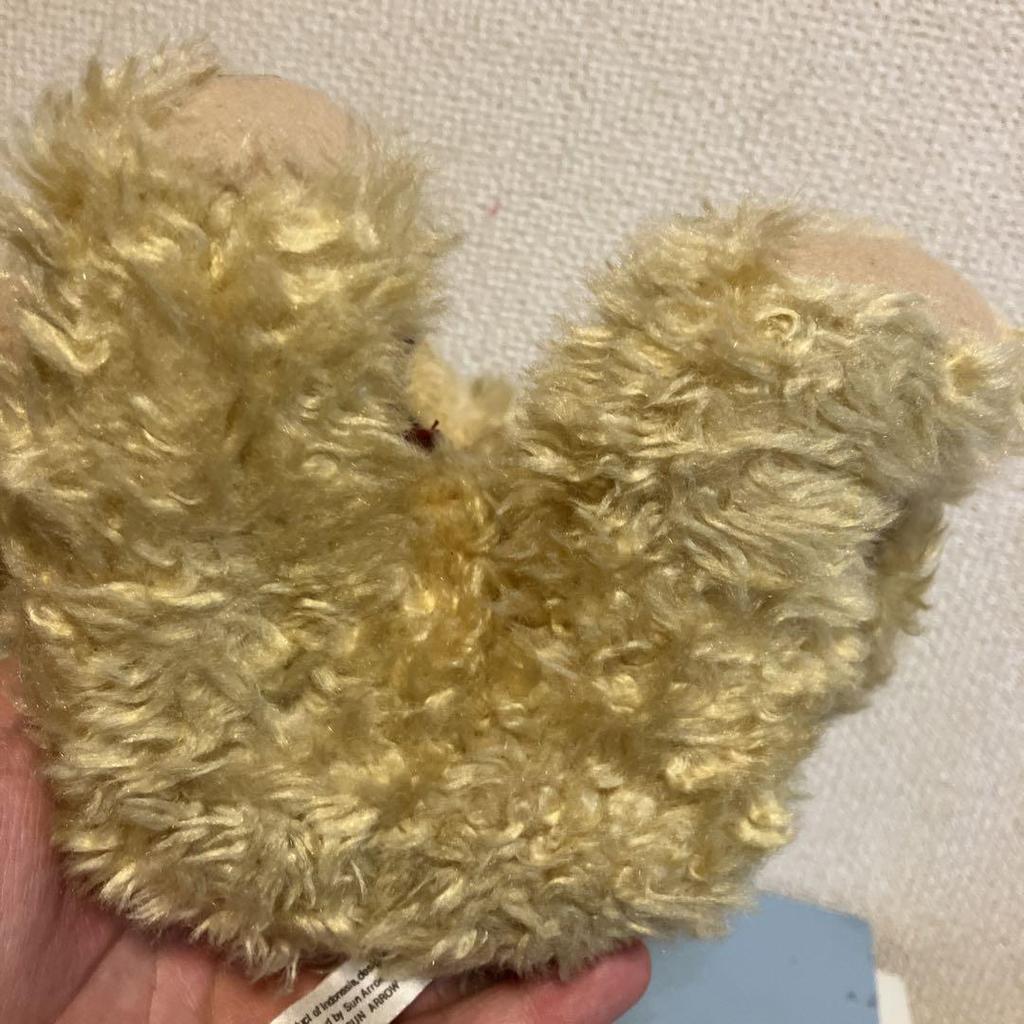 [USED] Sun Arrow Teddy Bear Plush Toy, Fluffy Bear, Gentleman Bear with Ribbon