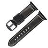 First Layer Real Cowhide Retro Leather Watch Strap Replacement for Apple Watch Series 1 2 3 4 5 7 8 9 SE Smart Watch Accessory