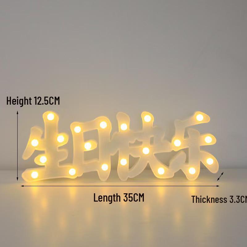 "Romantic LED Letter Lights: Perfect for Proposals, Birthday Decorations, and Event Styling"
