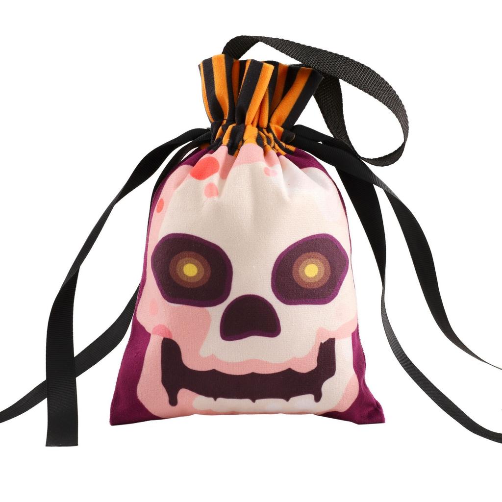 Halloween Props Pumpkin Trick Or Treat Ghost Face Ghost Gifts Sugar Bag Party Festive Atmosphere Tote Bag Non-Woven Gift Bag