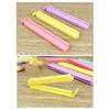 Effective Airtight Food Sealing Clip 3 Size Candy Color Plastic Bag Clip For Snacks Spices Dry Good Storage