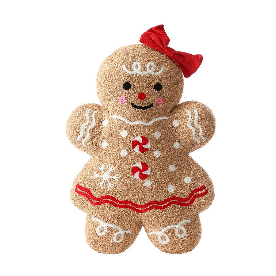 Christmas Gingerbread Man Backrest Pillow & Cushion Decoration