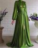 2025 Primavara/Vara Rochie maxi cu leagan, verde avocado
