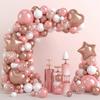 Zartes Rosa Gold Ballon Garland Arch Kit Hochzeit Geburtstag Party Dekoration Erwachsene Kinder Baby Dusche Decor Ballon Hochzeit Liefert