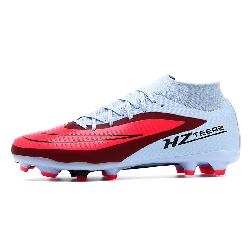 Mens Football Shoes Original Fast Professional Grass Training Lightweight Breathable Indoor TF/FG Youth Athletic Soccer Shoes