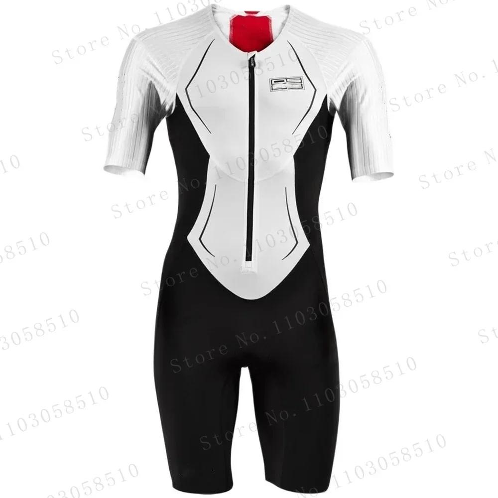 2024 Męski Kombinezon Rowerowy Szybkoschnący Triathlon Góry Sportowy Kostium Rowerowy Skinsuit pro Mtb Jazda Kombinezon Ropa Ciclismo