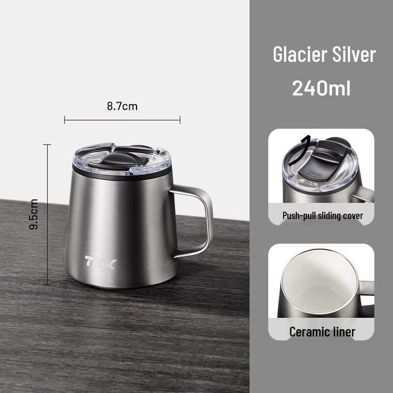 TKK Stainless Steel Ceramic Lined Mug