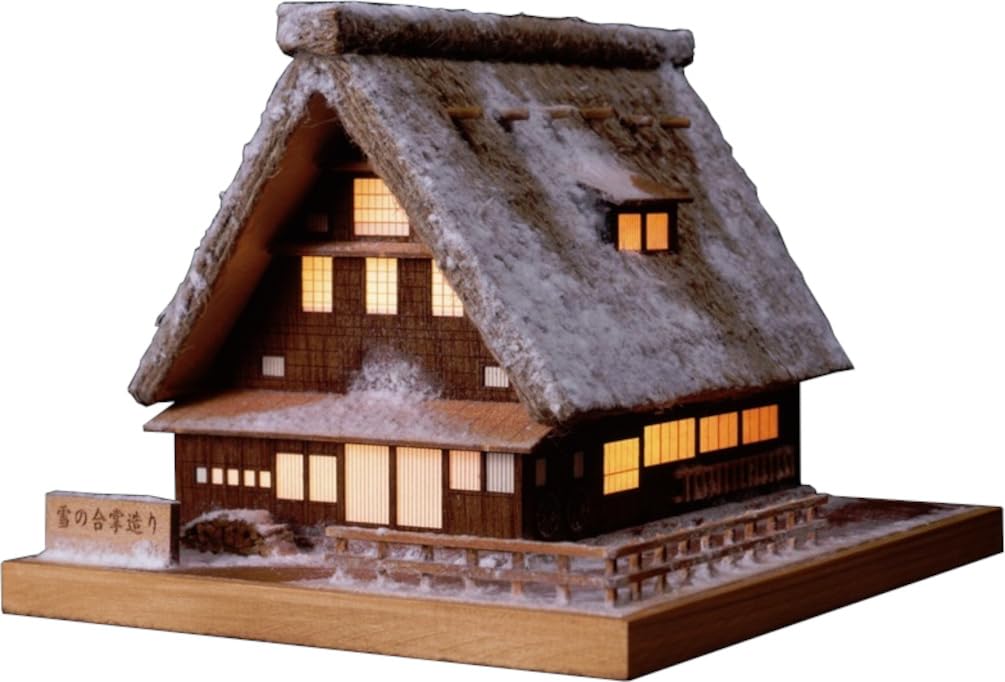 

Woody Joe Akari Snow Wooden Model Assembly Kit No.1 Gassho-style (Building)
