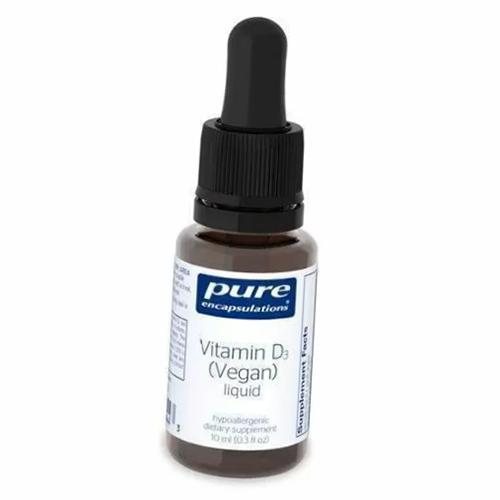 

Vegan Vitamin D, Vitamin D3 (Vegan) liquid, Pure Encapsulations 10ml (36361101) 10ml