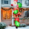 8 FT Weihnachts-Feier Aufblasbare Dekoration Weihnachts-Hänge-Aufblasartikel Weihnachts-Aufblasbarer Kletternder Weihnachtsmann