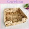 Rattan Tissue Box Holder With Lid For Living Room And Bathroom Decor