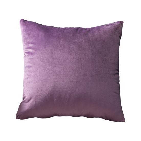 Einfarbige Samt-Kissenhülle, Weiche Plüsch-Kissenhülle, 17,7 x 17,7 Zoll Glatte Samt-Kissenbezug für Sofa, Bett, Büro, Gemütliche Wohnkultur