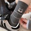 Cartoon animal socks women's autumn flocking tube socks college wind stacking socks boneless socks