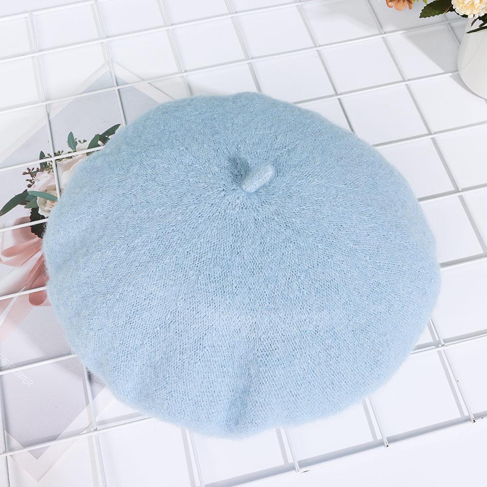 French Winter Warm Baggy Felt Berets Flat Cap Hat Wool Beret Cap Autumn Beret Hat
