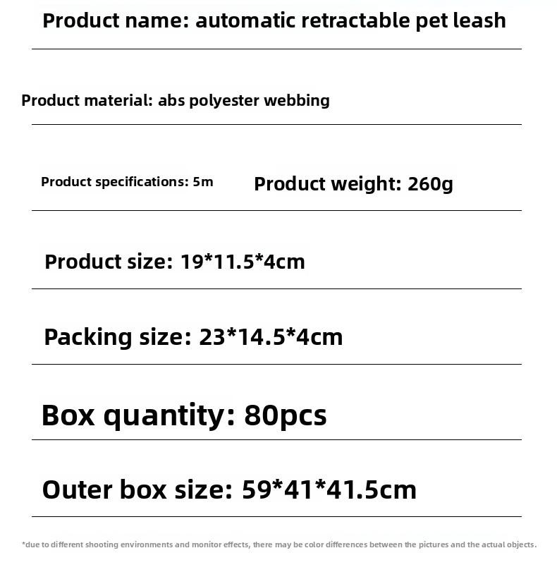 New Ins Type Pet Tow Rope with Macaron Ribbon Automatic Retractable Portable Anti Slip Handle Pet Tow Rope
